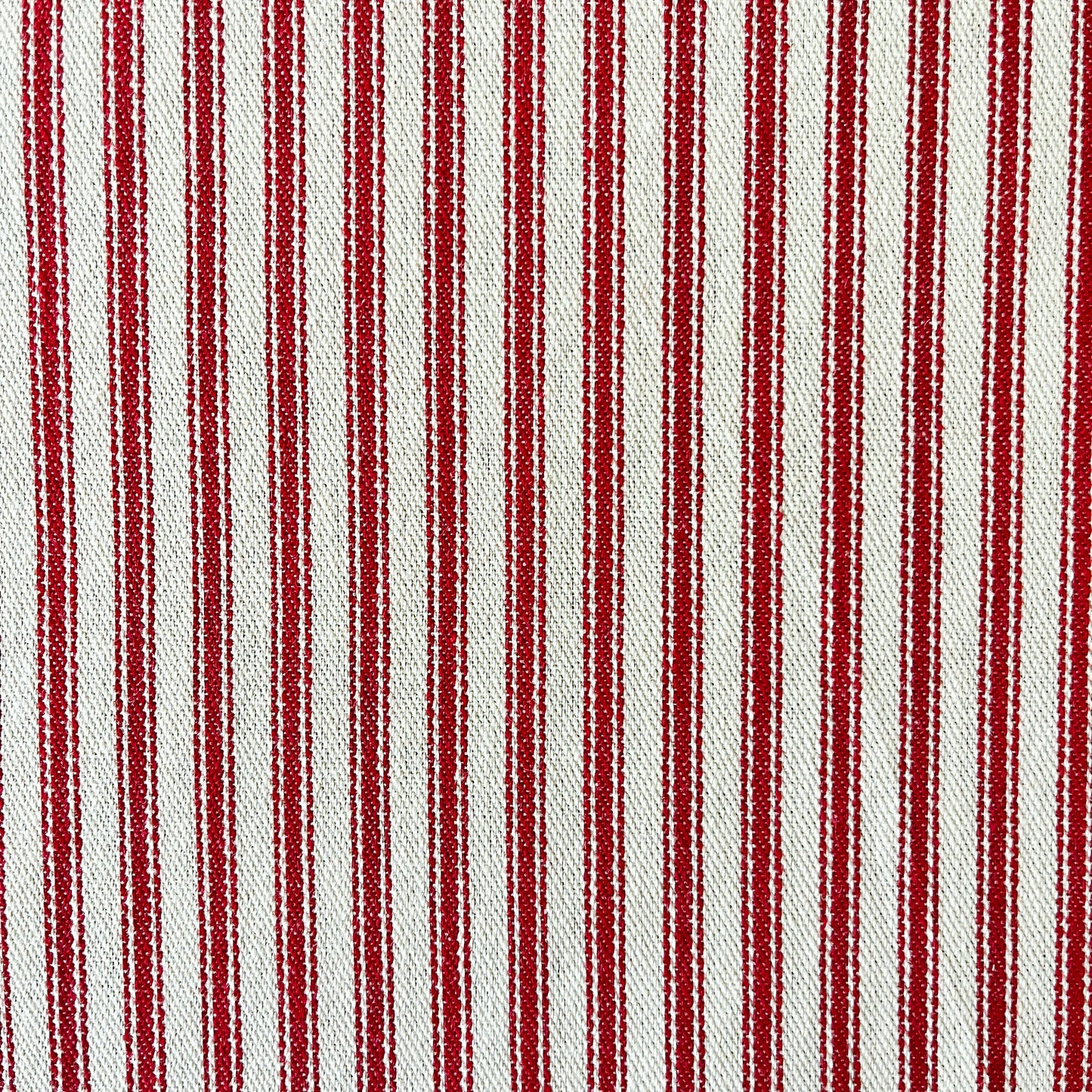 aromatherapy relaxing peppermint & flaxseed eye pillow red and natural cotton ticking